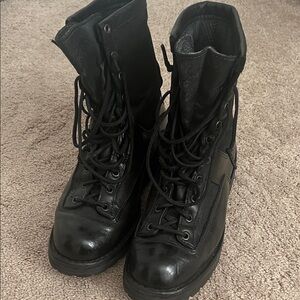 Danner Black Leather Combat Boots